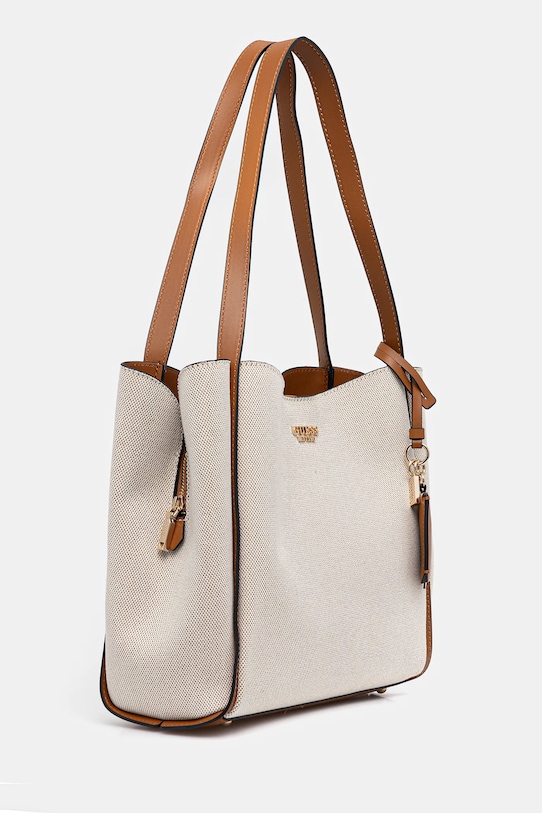 Guess torebka NICOLETTE HWAG96.62230 beżowy AW25