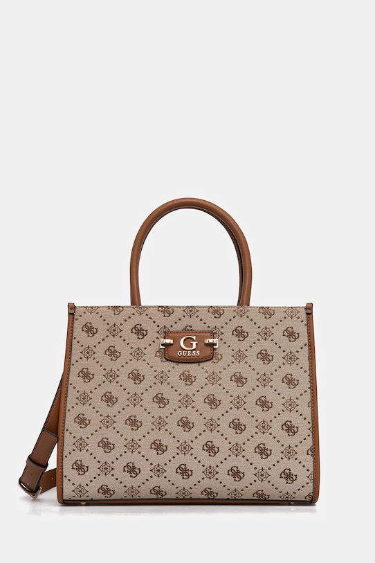 Kabelka Guess NEDA textilný béžová HWJP96.54220