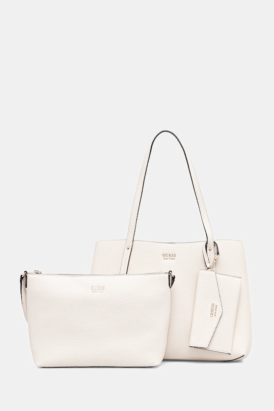 Guess torebka BRENTON mieści A4 beżowy HWPG96.48230