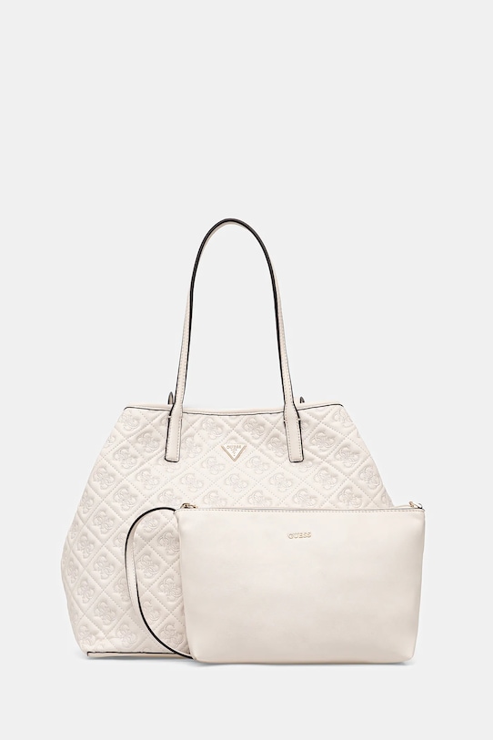 Kabelka Guess ADELASIA hladký bílá HWQL96.58240