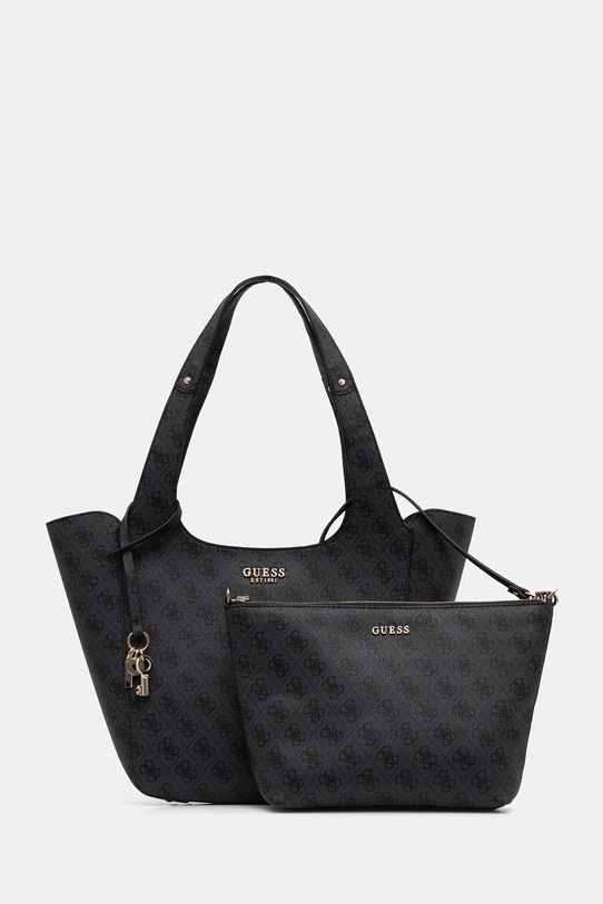Τσάντα Guess CALISTA απλικέ γκρί HWSG73.34220