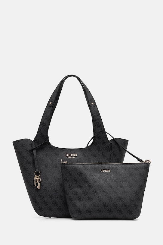 Τσάντα Guess CALISTA απλικέ γκρί HWSG73.34220