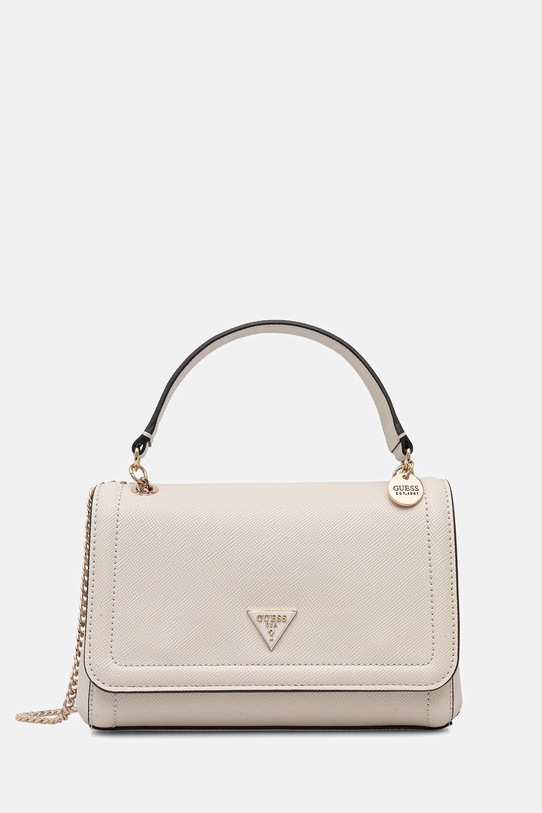 Τσάντα Guess NOELLE απομίμηση λείου δέρματος μπεζ HWZG96.72250