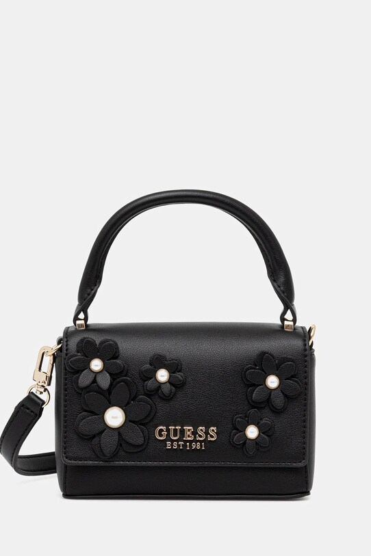 Guess torebka ZARIA aplikacja czarny HWBG73.30780