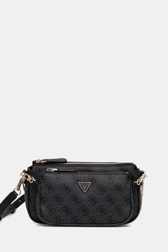 Τσάντα Guess NOELLE απομίμηση λείου δέρματος γκρί HWBG96.72710