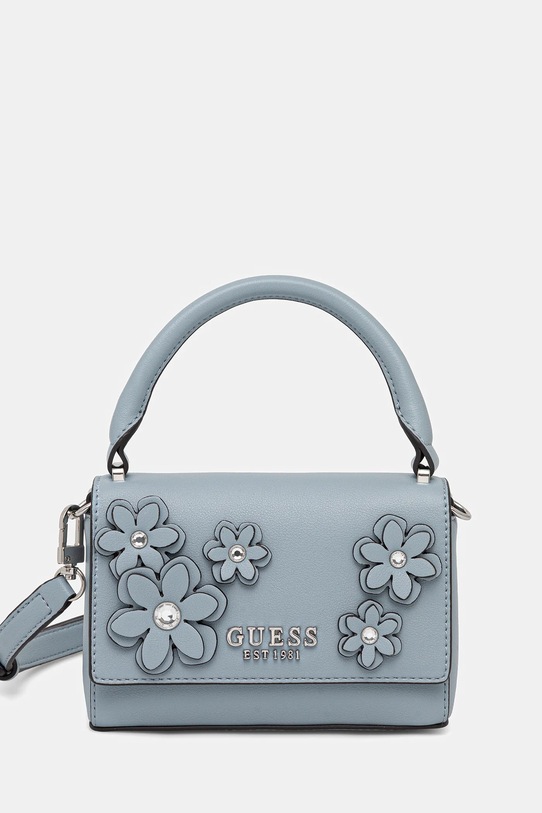 Guess torebka ZARIA aplikacja niebieski HWBY73.30780