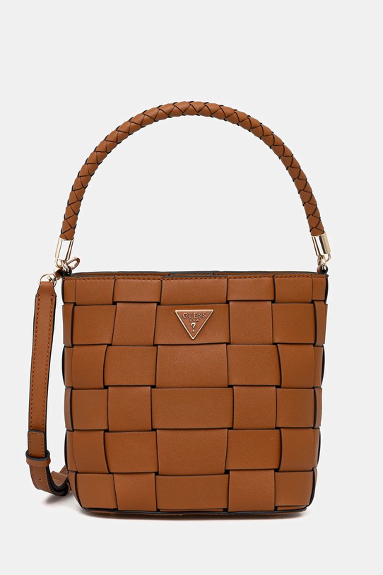 Guess torebka MAYLEE nie mieści A4 brązowy HWWG96.61030