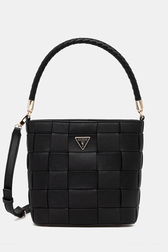 Guess poșetă MAYLEE uni negru HWWG96.61030