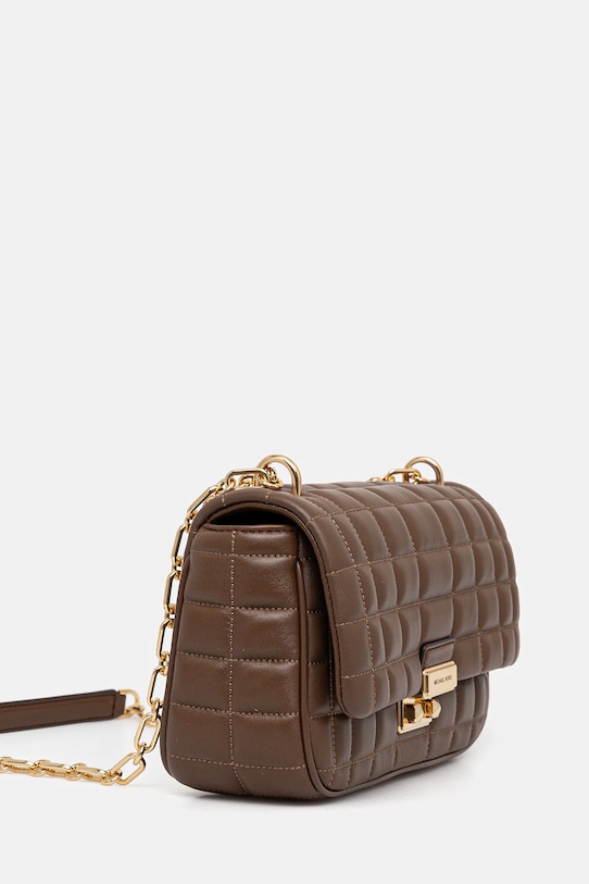 MICHAEL Michael Kors geantă de piele TRIBECA 30R4G2RL7L maro AW25