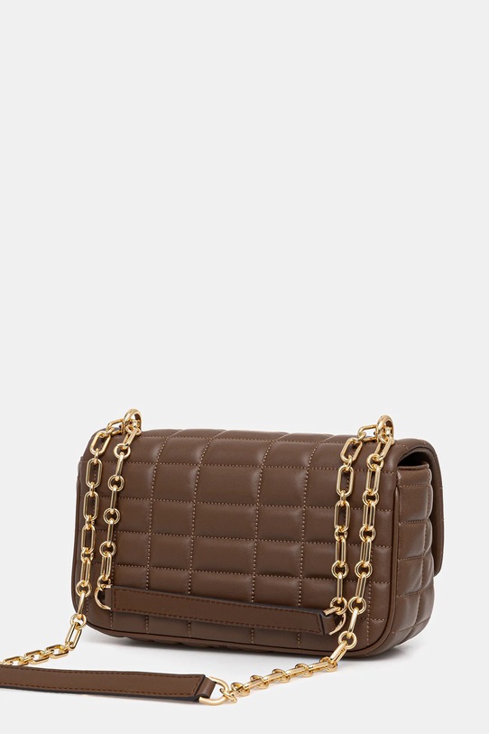 Akcesoria MICHAEL Michael Kors torebka skórzana TRIBECA 30R4G2RL7L brązowy