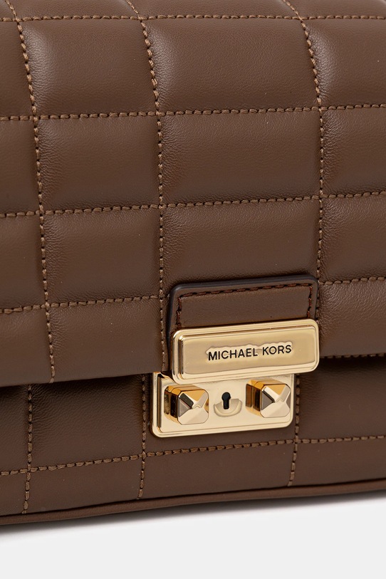 MICHAEL Michael Kors torebka skórzana TRIBECA brązowy 30R4G2RL7L
