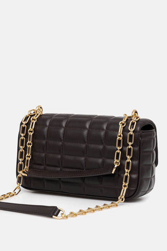 Akcesoria MICHAEL Michael Kors torebka skórzana TRIBECA 30R4G2RL7L brązowy