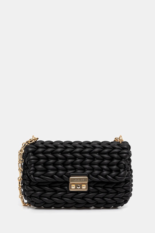 MICHAEL Michael Kors torebka skórzana TRIBECA skóra licowa czarny 30T5G2RL7T