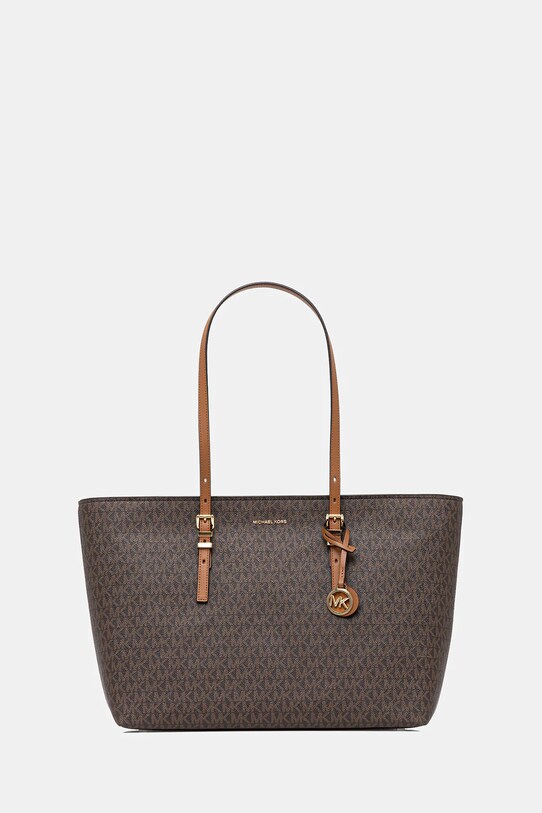 MICHAEL Michael Kors torebka QUINN mieści A4 brązowy 30T5GQNT9B