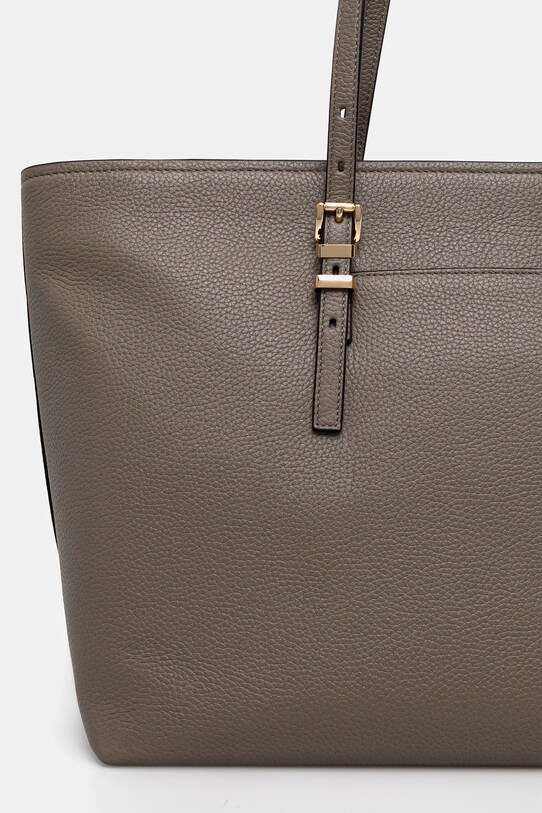 Kiegészítők MICHAEL Michael Kors bőr táska QUINN 30T5GQNT9L bézs