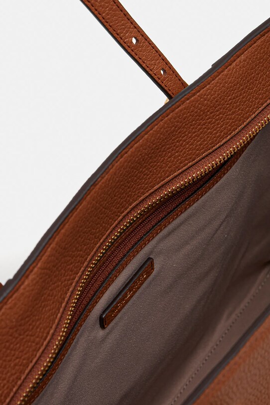 MICHAEL Michael Kors bőr táska QUINN 30T5GQNT9L barna