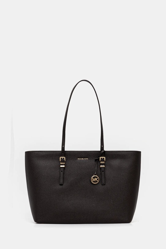 MICHAEL Michael Kors poșetă de piele QUINN uni maro 30T5GQNT9L