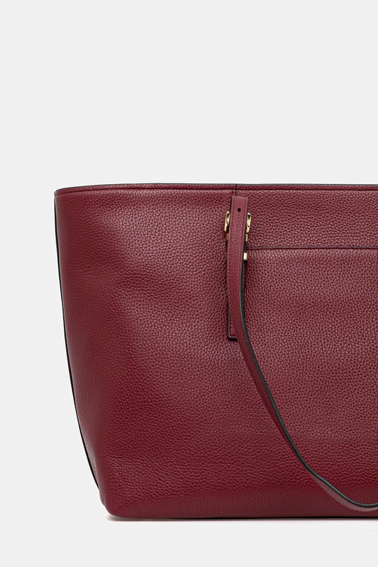 Akcesoria MICHAEL Michael Kors torebka skórzana QUINN 30T5GQNT9L bordowy