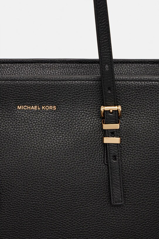 MICHAEL Michael Kors bőr táska QUINN fekete 30T5GQNT9L