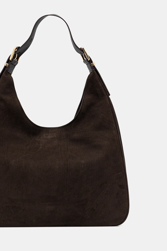 Akcesoria MICHAEL Michael Kors torebka skórzana NOLITA 30F4GY5H3T brązowy