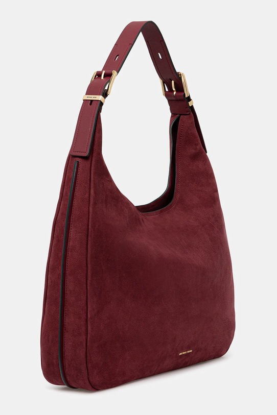 MICHAEL Michael Kors torebka skórzana NOLITA 30F4GY5H3T bordowy AW25