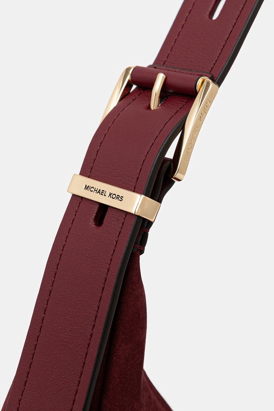 MICHAEL Michael Kors torebka skórzana NOLITA bordowy 30F4GY5H3T