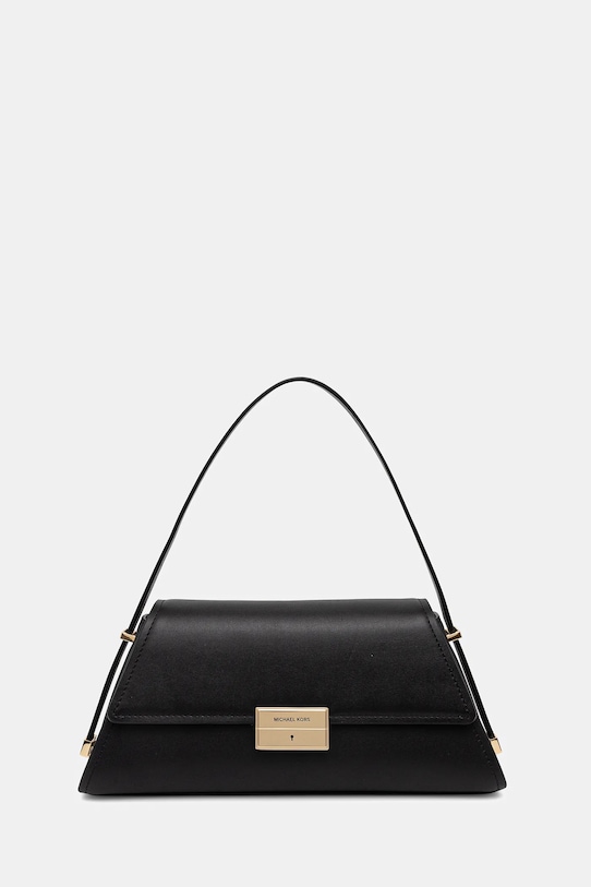 MICHAEL Michael Kors torebka skórzana LUDLOW skóra licowa czarny 30F4GLNL2L