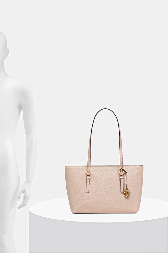MICHAEL Michael Kors torebka skórzana QUINN 30T5GQNT2L różowy