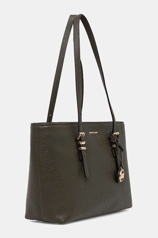 MICHAEL Michael Kors torebka skórzana QUINN 30T5GQNT2L zielony NC25