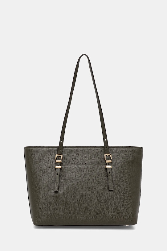 Akcesoria MICHAEL Michael Kors torebka skórzana QUINN 30T5GQNT2L zielony