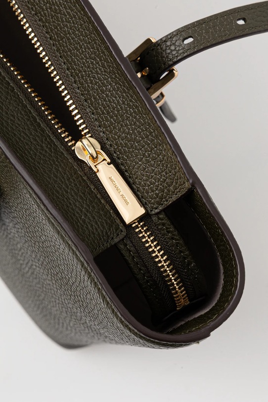 Кожаная сумочка MICHAEL Michael Kors QUINN 30T5GQNT2L зелёный
