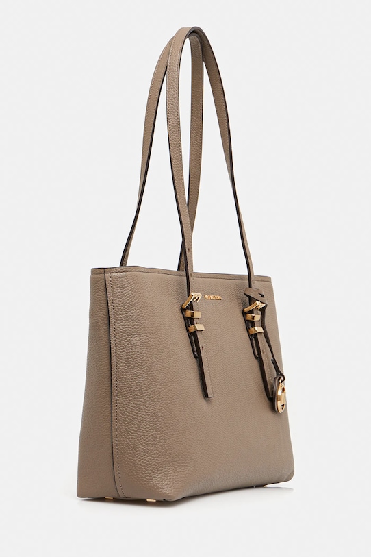 MICHAEL Michael Kors poșetă de piele QUINN 30T5GQNT2L bej AW25