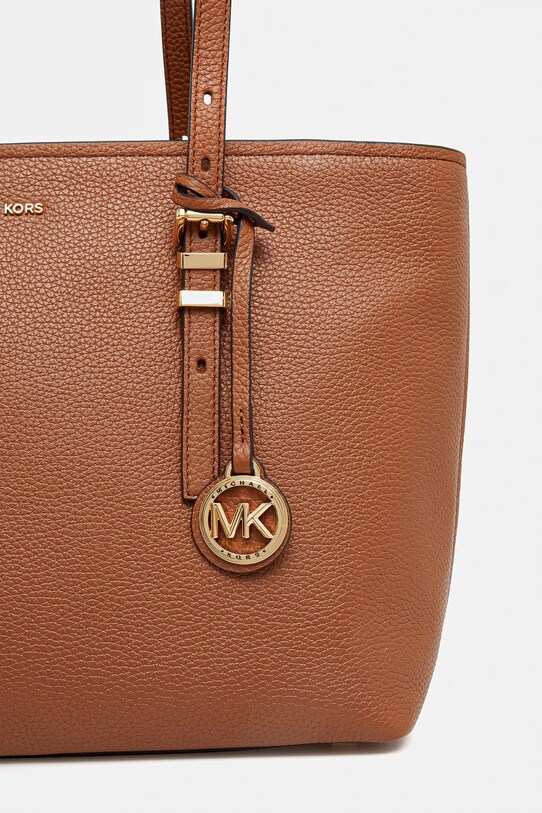 Akcesoria MICHAEL Michael Kors torebka skórzana QUINN 30T5GQNT2L brązowy