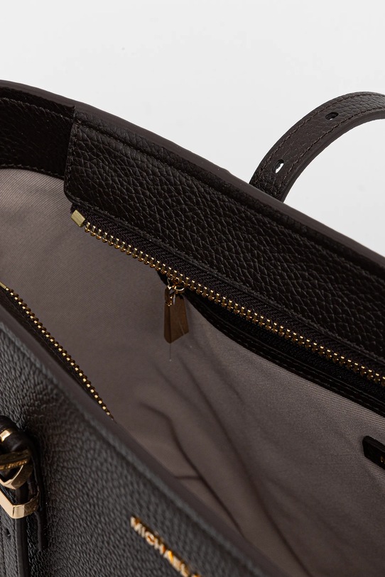 Kožená kabelka MICHAEL Michael Kors QUINN 30T5GQNT2L hnědá