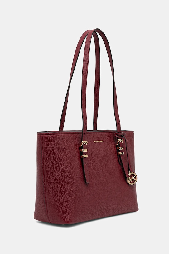 MICHAEL Michael Kors torebka skórzana QUINN 30T5GQNT2L bordowy NC25