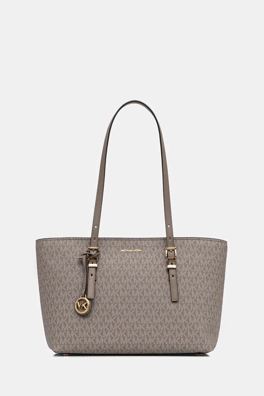 MICHAEL Michael Kors kézitáska QUINN szintetikus bőr bézs 30T5GQNT2V