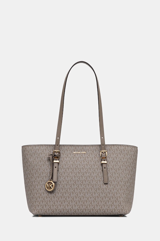 Сумочка MICHAEL Michael Kors QUINN не вмещает А4 бежевый 30T5GQNT2V