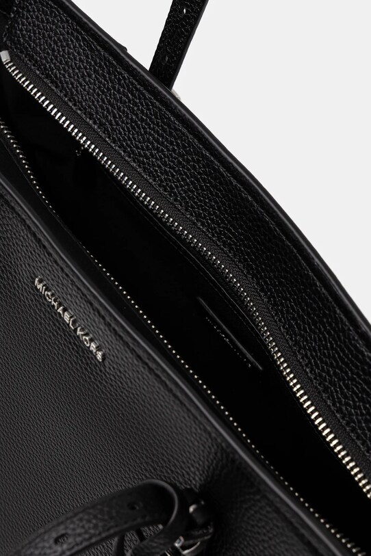 MICHAEL Michael Kors bőr táska QUINN 30T5SQNT2L fekete