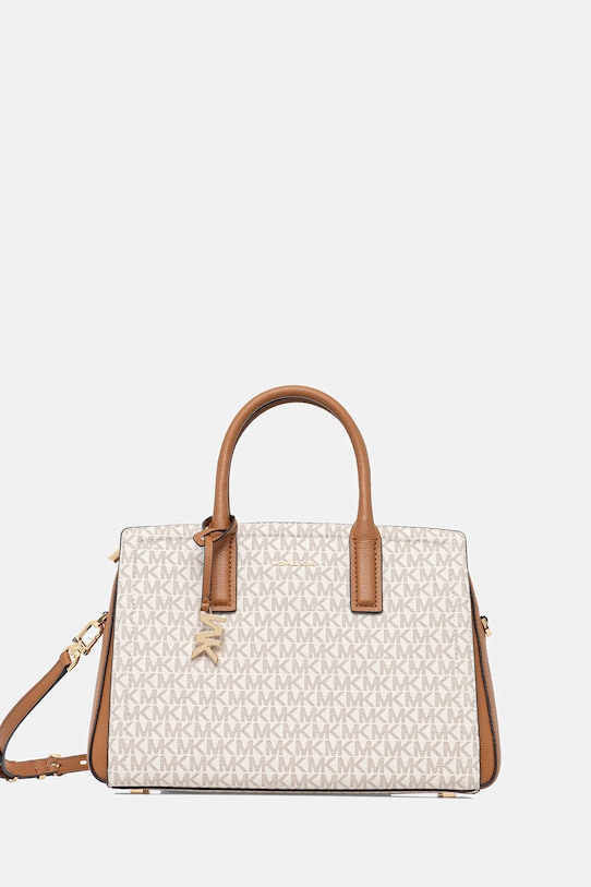 MICHAEL Michael Kors torebka LAILA nie mieści A4 beżowy 30R5G9IS6B