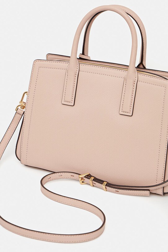 Accesorii MICHAEL Michael Kors geantă de piele LAILA 30R5G9IS6L bej
