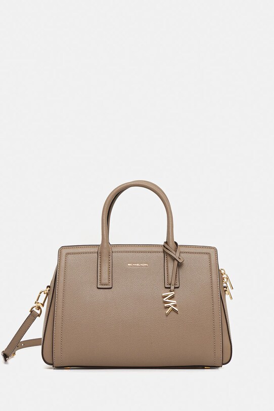 Шкіряна сумочка MICHAEL Michael Kors LAILA лицьова шкіра бежевий 30R5G9IS6L