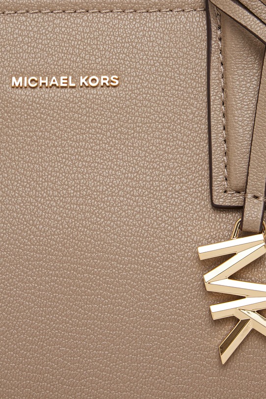 Kožená kabelka MICHAEL Michael Kors LAILA béžová 30R5G9IS6L
