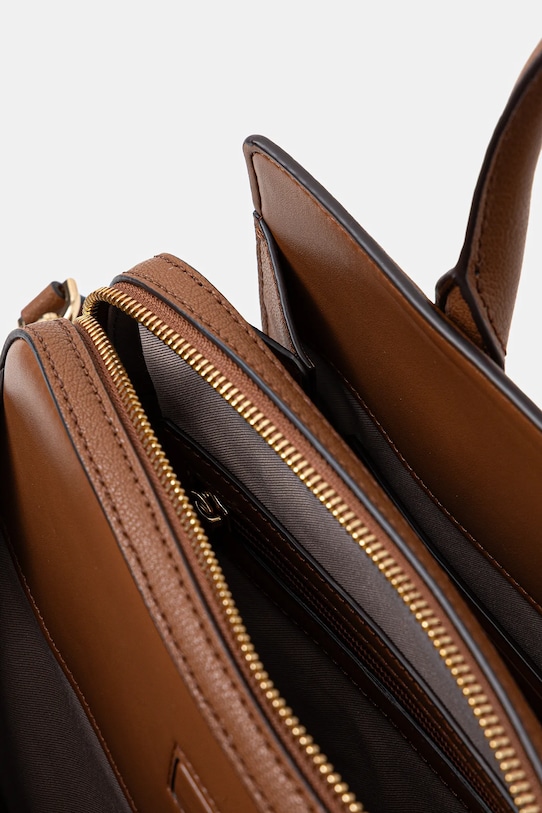 Δερμάτινη τσάντα MICHAEL Michael Kors LAILA 30R5G9IS6L καφέ