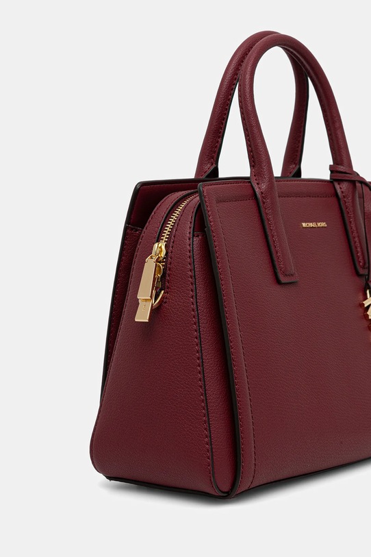 MICHAEL Michael Kors torebka skórzana LAILA 30R5G9IS6L bordowy AW25