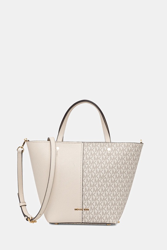 MICHAEL Michael Kors torebka FLORA nie mieści A4 beżowy 30T5GFFT2B