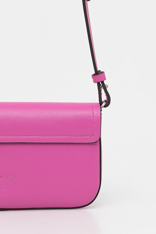Pinko torebka skórzana różowy 105349.A1ZX