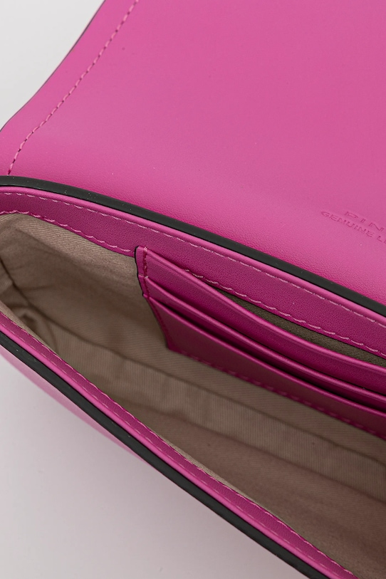 Pinko torebka skórzana 105349.A1ZX różowy