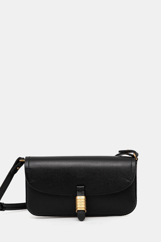 Pinko torebka skórzana skóra licowa czarny 105349.A1ZX