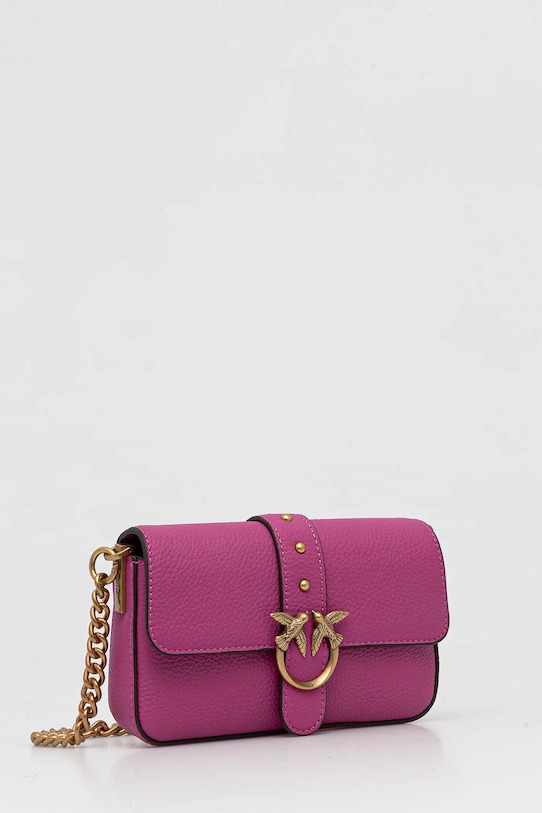 Шкіряна сумочка Pinko 105353.A2OX рожевий AW25
