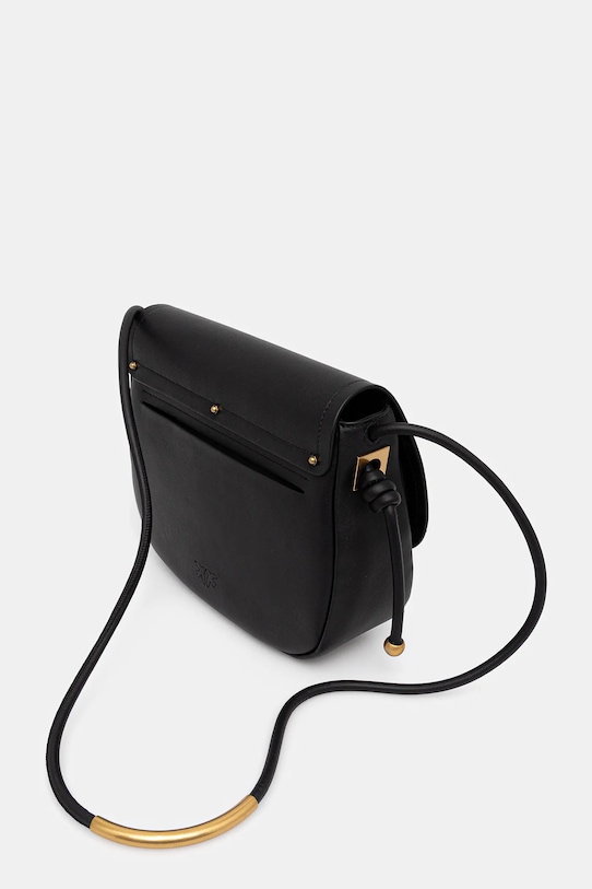 Akcesoria Pinko torebka skórzana 103830.A1ZX czarny